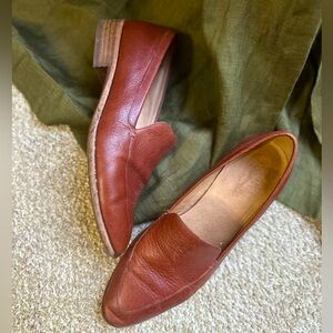 MADEWELL Frances Brown Leather Loafer 9.5